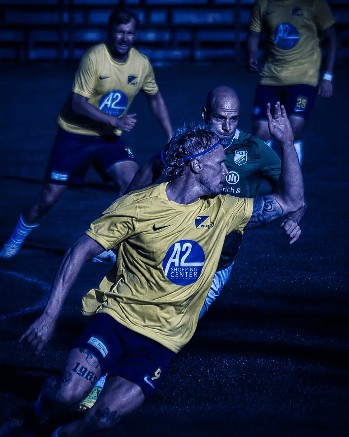 Spieler des TuS Celle im Trikot