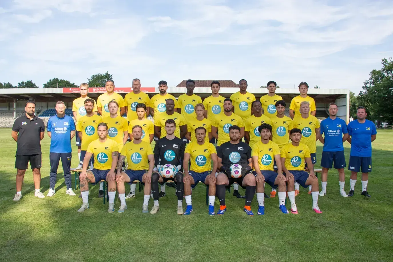 Mannschaftsfoto der 1. Herren des TuS Celle FC